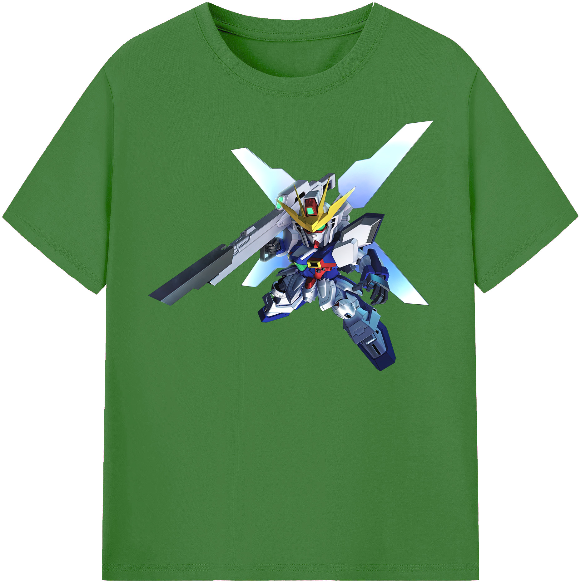（画像用） 機動戦士ガンダム Mobile Suit Gundam レディースカジュアルプリントTシャツ（綿100％）
